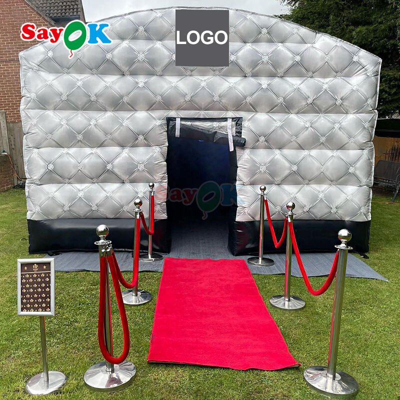 Custom waterdichte UV-bestendige winddichte opblaasbare disco tent voor buitenevenementen en feesten
