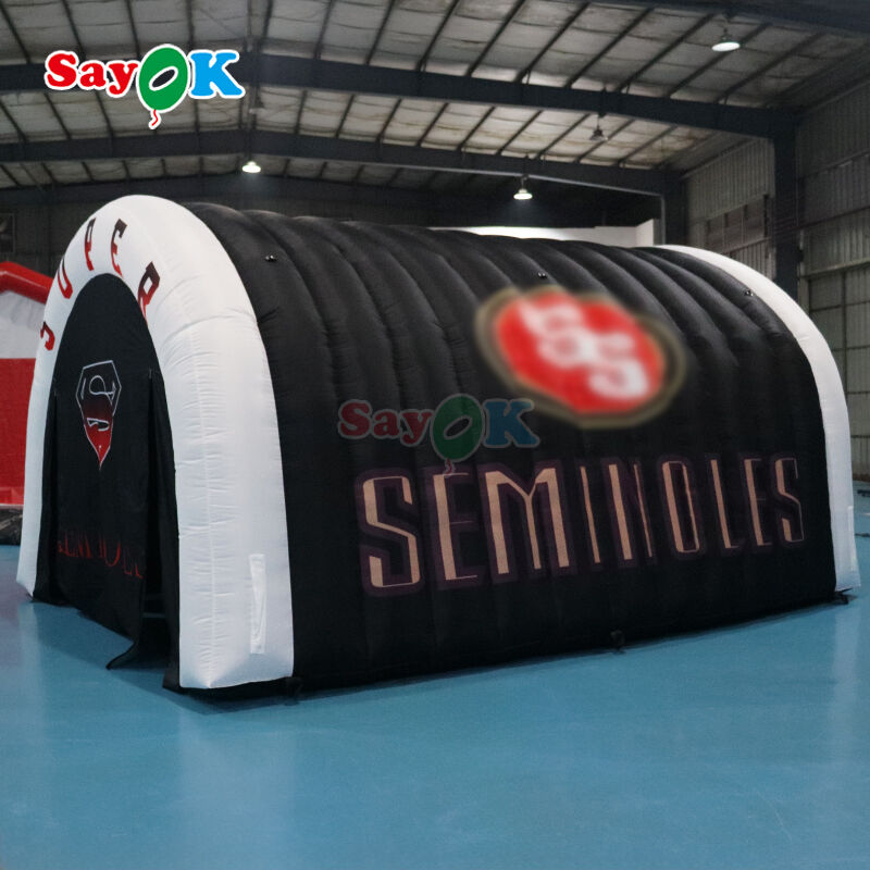 Portable Inflatable Event Tunnel with Custom Logo Printed and Durable 210D Oxford Cloth for Outdoor Sports